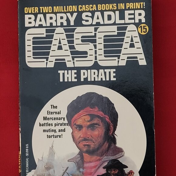 VINTAGE 1987, CASCA THE PIRATE, BY BARRY SADLER, JOVE EDITION!!! - Picture 1 of 2